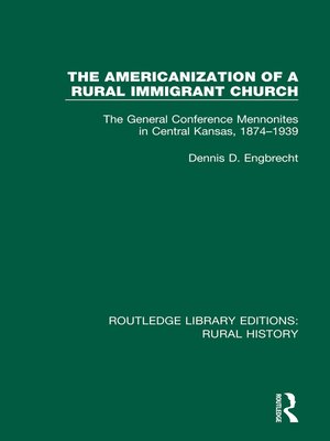 cover image of The Americanization of a Rural Immigrant Church